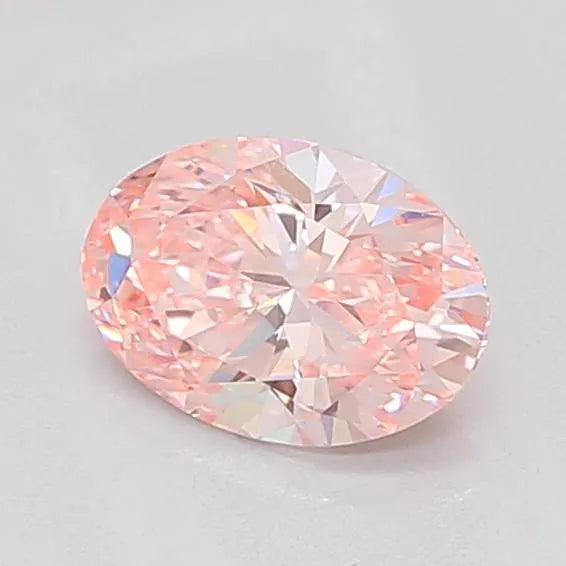 1.01ct Oval Lab Grown Diamond (Colour Fancy Vivid Pink, Clarity VVS2, IGI Certified)