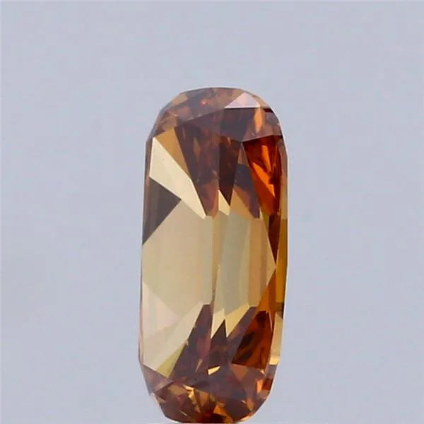 1.03ct Cushion brilliant Lab Grown Diamond (Colour Fancy Intense Brown Yellow, Clarity VS1, IGI Certified)