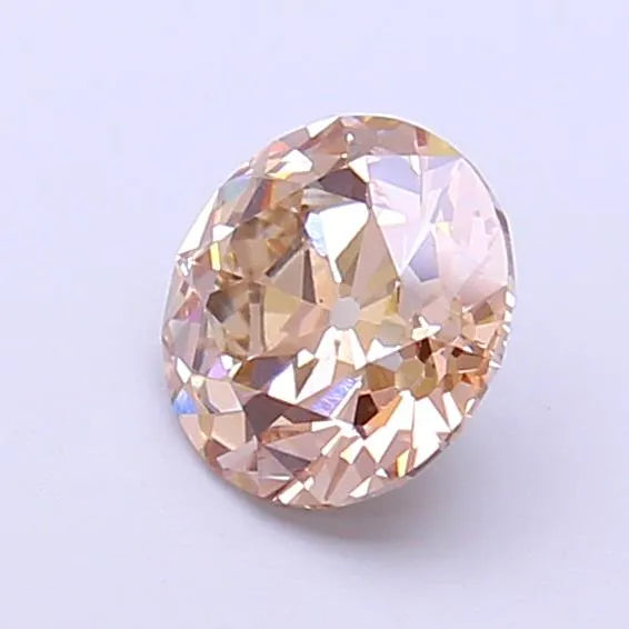 1.03ct European cut Lab Grown Diamond (Colour Very Light Brown, Clarity VS1, IGI Certified)
