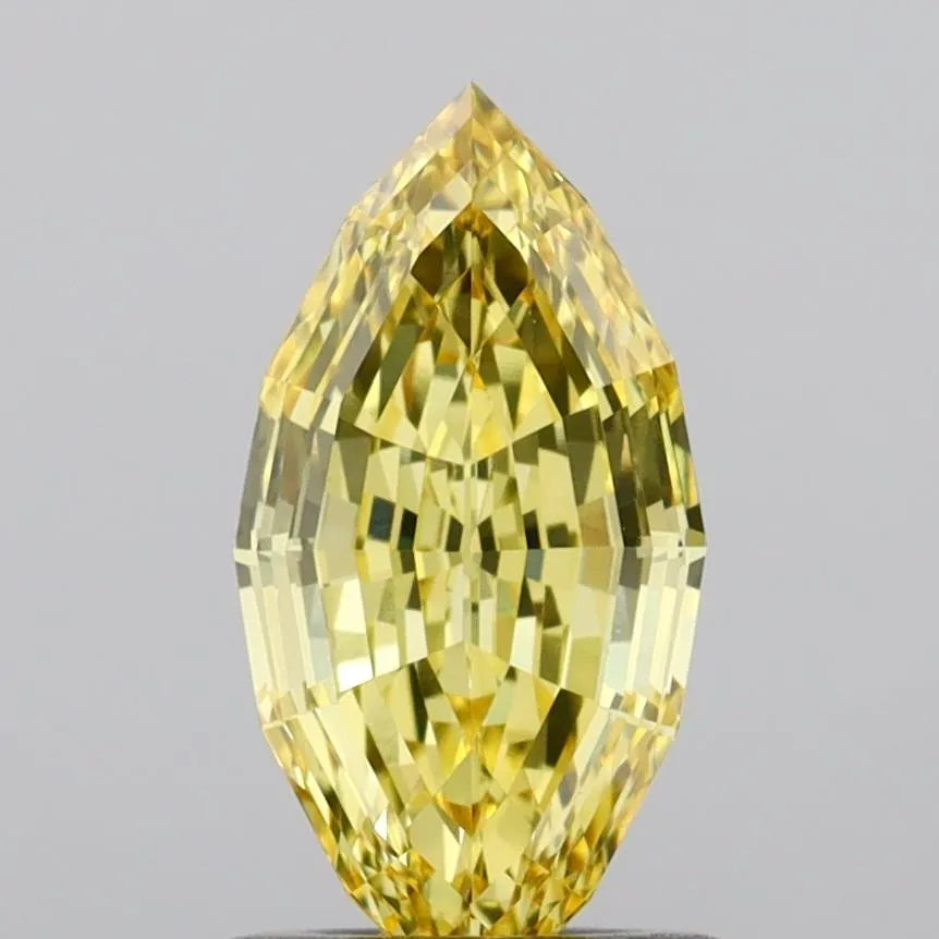 1.03ct Other Lab Grown Diamond (Colour Fancy Vivid Yellow, Clarity VVS2, IGI Certified)