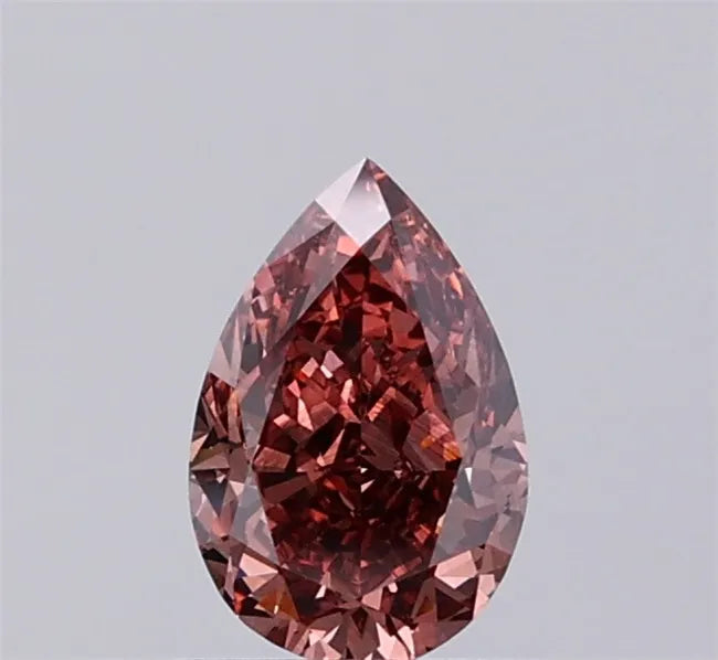 1.03ct Pear Lab Grown Diamond (Colour Fancy Brown, Clarity VS2, IGI Certified)
