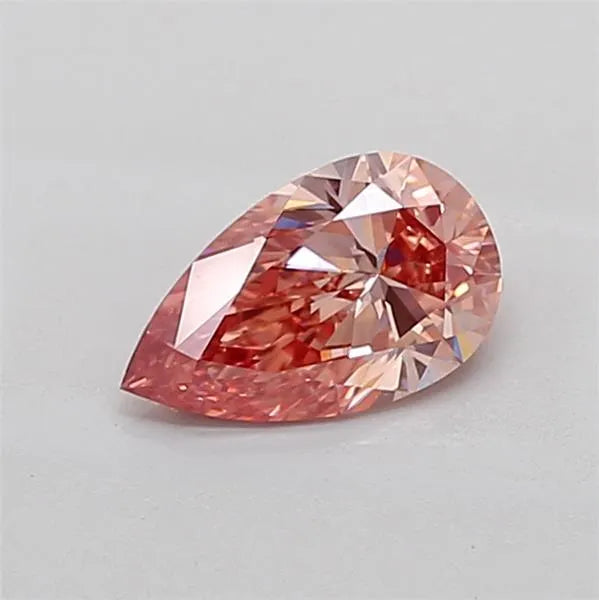 1.04ct Pear Lab Grown Diamond (Colour Fancy Vivid Pink, Clarity VVS2, IGI Certified)