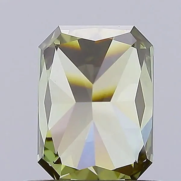 1.04ct Radiant Lab Grown Diamond (Colour Fancy Deep Green, Clarity VVS2, IGI Certified)