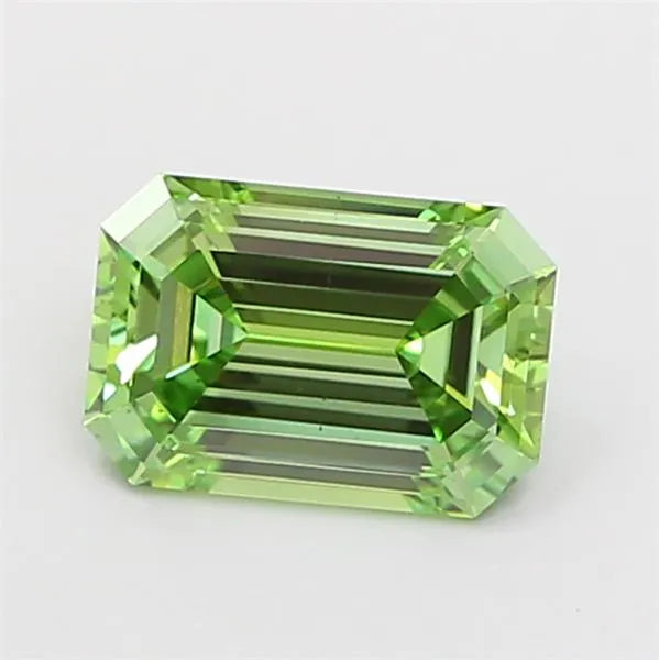 1.05ct Emerald Lab Grown Diamond (Colour Fancy Vivid Green, Clarity VS2, IGI Certified)