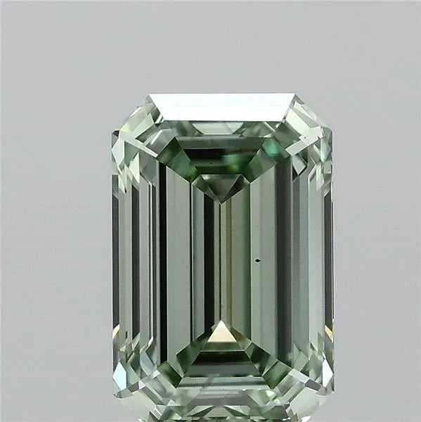 1.06ct Emerald Lab Grown Diamond (Colour Fancy Vivid Green, Clarity VS1, IGI Certified)