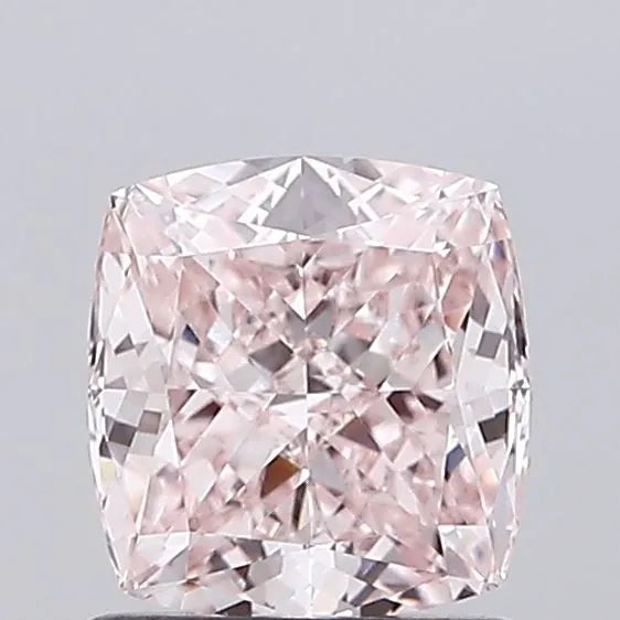 1.07ct Cushion modified Lab Grown Diamond (Colour Fancy Light Pink, Clarity VVS2, IGI Certified)