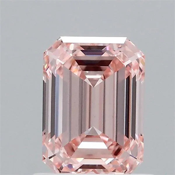 1.10ct Emerald Lab Grown Diamond (Colour Fancy Intense Pink, Clarity VVS2, IGI Certified)