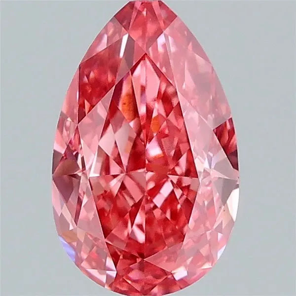 1.10ct Pear Lab Grown Diamond (Colour Fancy Vivid Pink, Clarity VS1, IGI Certified)