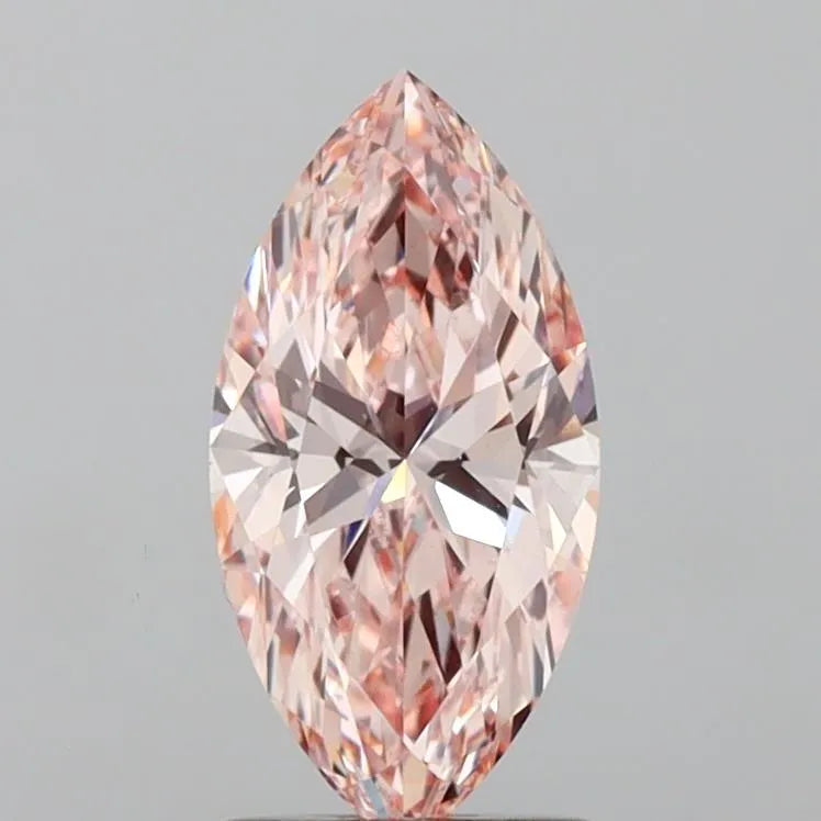 1.52ct Marquise Lab Grown Diamond (Colour Fancy Intense Brownish Pink, Clarity VS1, IGI Certified)