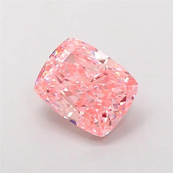 1.53ct Cushion modified Lab Grown Diamond (Colour Fancy Vivid Pink, Clarity VVS1, IGI Certified)