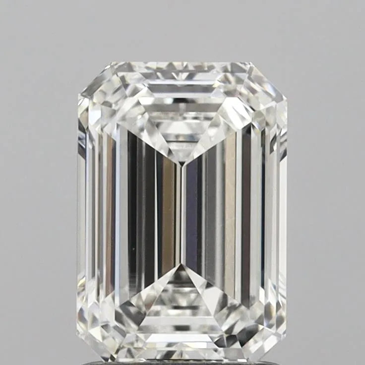 1.55ct Emerald Lab Grown Diamond (Colour G, Clarity VVS2, IGI Certified)