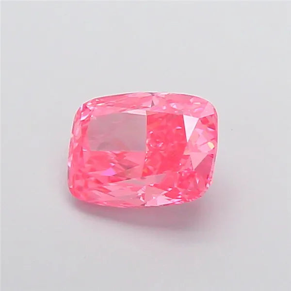 1.56ct Cushion modified Lab Grown Diamond (Colour Fancy Vivid Pink, Clarity VVS2, IGI Certified)