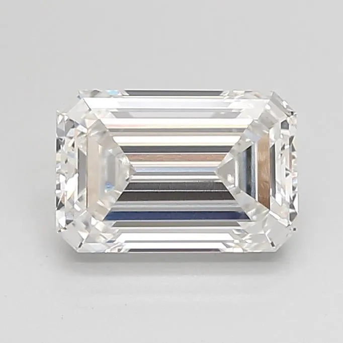 1.58ct Emerald Lab Grown Diamond (Colour G, Clarity VVS2, IGI Certified)