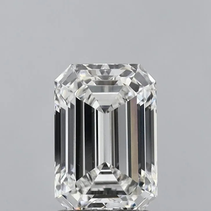 1.59ct Emerald Lab Grown Diamond (Colour G, Clarity VVS2, Cut EX, IGI Certified)