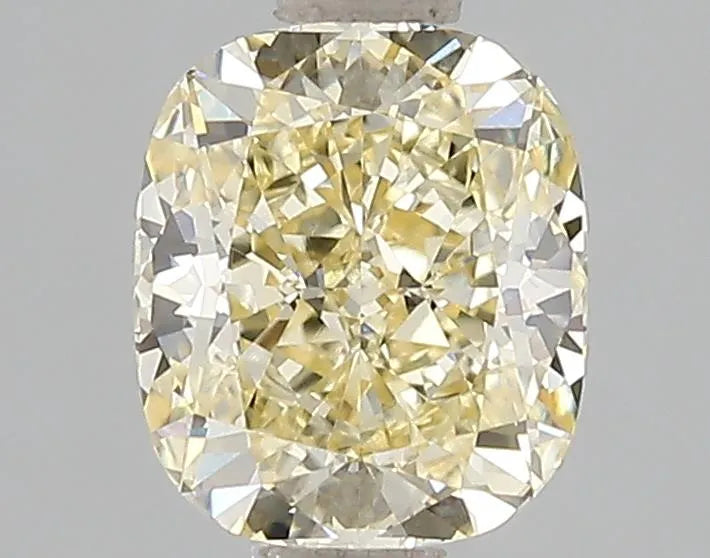 1.60ct Cushion brilliant Lab Grown Diamond (Colour Fancy Intense Yellow, Clarity VVS2, IGI Certified)