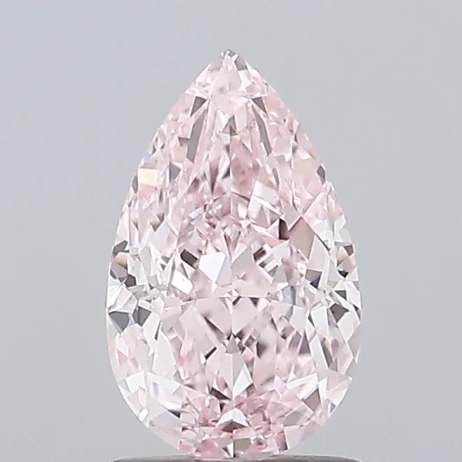 1.66ct Pear Lab Grown Diamond (Colour Fancy Intense Pink, Clarity VS1, IGI Certified)