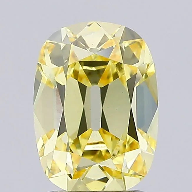 1.78ct Cushion Lab Grown Diamond (Colour Fancy Yellow, Clarity VS1, IGI Certified)