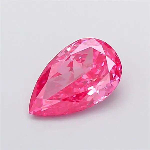 1.83ct Pear Lab Grown Diamond (Colour Fancy Vivid Pink, Clarity VVS2, IGI Certified)