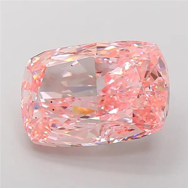 15.03ct Cushion modified Lab Grown Diamond (Colour Fancy Vivid Pink, Clarity SI1, IGI Certified)