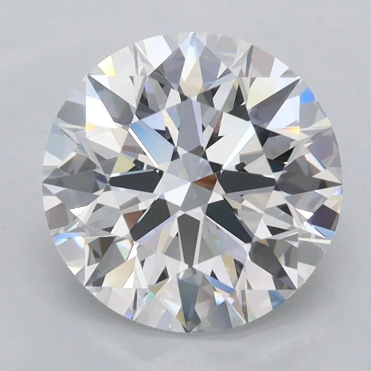 2.00ct Round Lab Grown Diamond (Colour D, Clarity FL, Cut ID, IGI Certified)