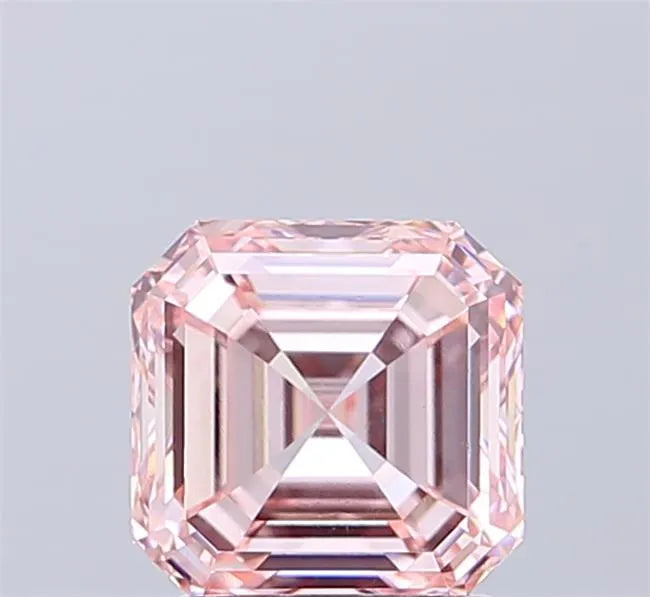 2.01ct Asscher Lab Grown Diamond (Colour Fancy Intense Pink, Clarity VVS2, IGI Certified)