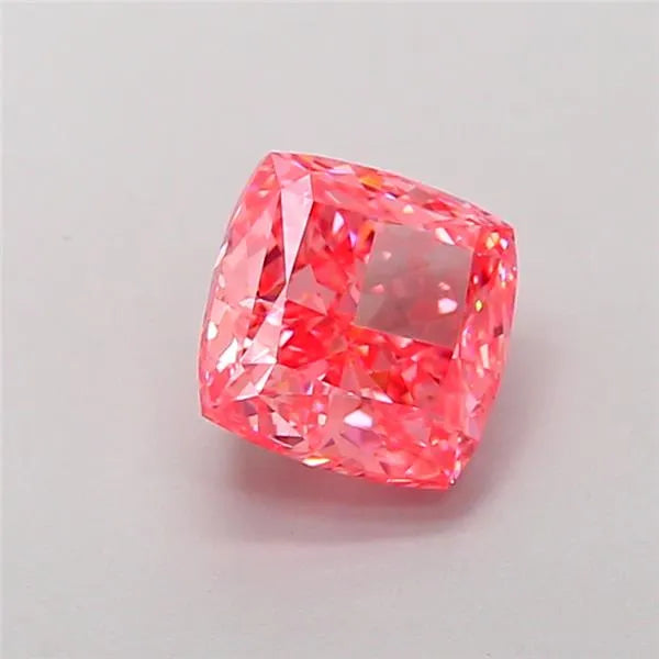 2.01ct Cushion modified Lab Grown Diamond (Colour Fancy Vivid Pink, Clarity VVS2, IGI Certified)