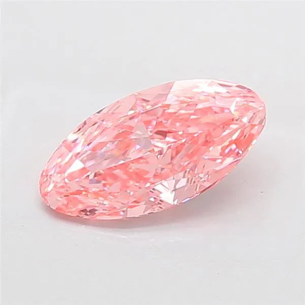 2.01ct Oval Lab Grown Diamond (Colour Fancy Vivid Pink, Clarity VVS2, IGI Certified)