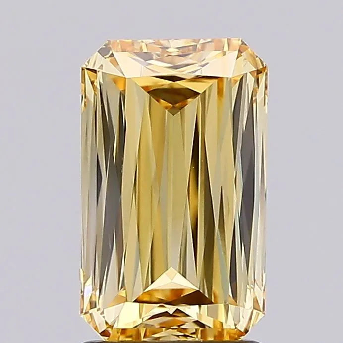 2.01ct Radiant Lab Grown Diamond (Colour Fancy Intense Yellow, Clarity VVS2, IGI Certified)