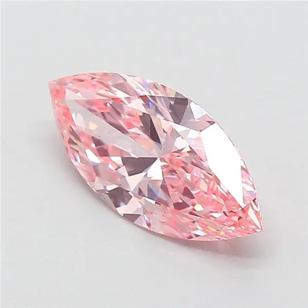 2.02ct Marquise Lab Grown Diamond (Colour Fancy Vivid Pink, Clarity VS1, IGI Certified)