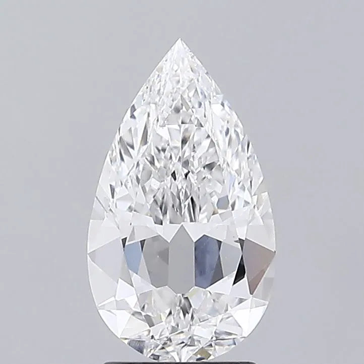 2.02ct Pear Lab Grown Diamond (Colour E, Clarity VVS2, IGI Certified)