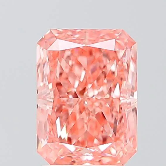 2.02ct Radiant Lab Grown Diamond (Colour Fancy Vivid Pink, Clarity VS1, IGI Certified)