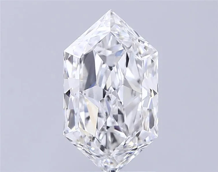 2.03ct Hexagonal Lab Grown Diamond (Colour E, Clarity VVS2, IGI Certified)