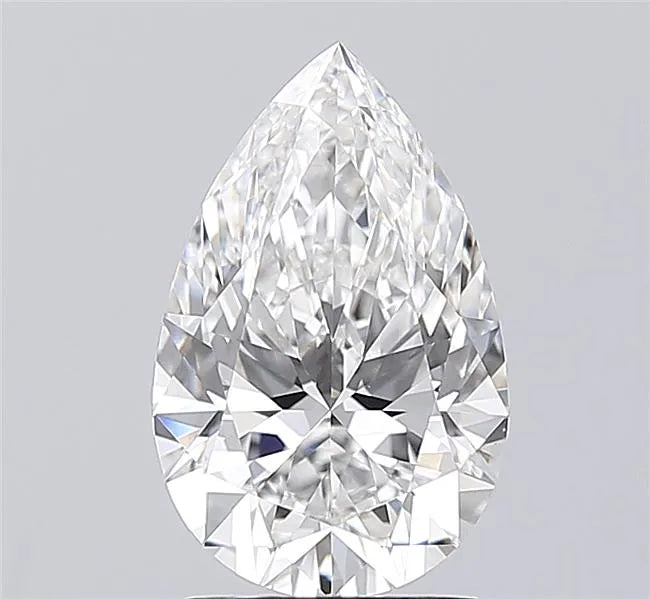2.03ct Pear Lab Grown Diamond (Colour F, Clarity VVS2, IGI Certified)