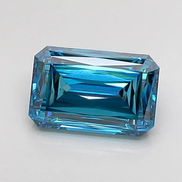 2.03ct Radiant Lab Grown Diamond (Colour Fancy Vivid Blue, Clarity VS1, IGI Certified)