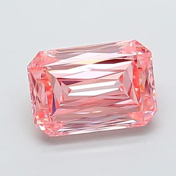2.03ct Radiant Lab Grown Diamond (Colour Fancy Vivid Pink, Clarity VVS1, IGI Certified)