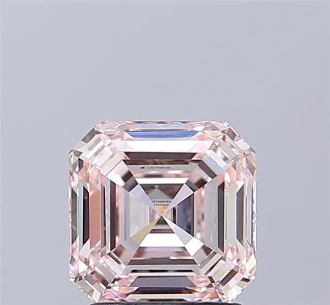 2.06ct Asscher Lab Grown Diamond (Colour Fancy Pink, Clarity VVS1, IGI Certified)