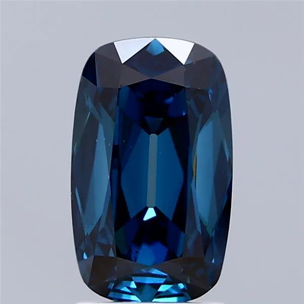 2.06ct Cushion brilliant Lab Grown Diamond (Colour Fancy Deep Blue, Clarity VS2, IGI Certified)