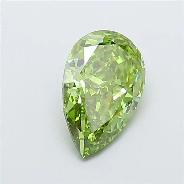 2.06ct Pear Lab Grown Diamond (Colour Fancy Vivid Green, Clarity VS2, IGI Certified)