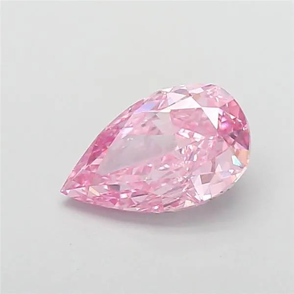 2.08ct Pear Lab Grown Diamond (Colour Fancy Intense Pink, Clarity VVS2, IGI Certified)