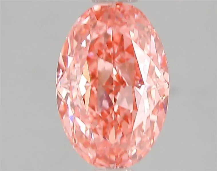2.09ct Oval Lab Grown Diamond (Colour Fancy Vivid Pink, Clarity VS2, IGI Certified)