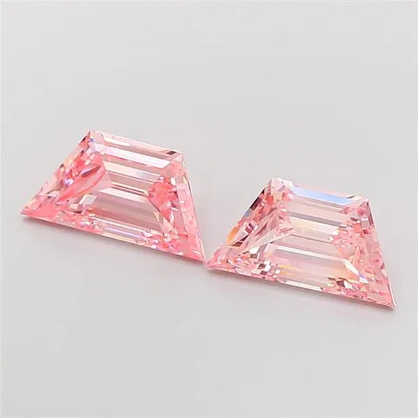 2.09ct Trapezoid Lab Grown Diamond (Colour Fancy Vivid Pink, Clarity VS1, IGI Certified)