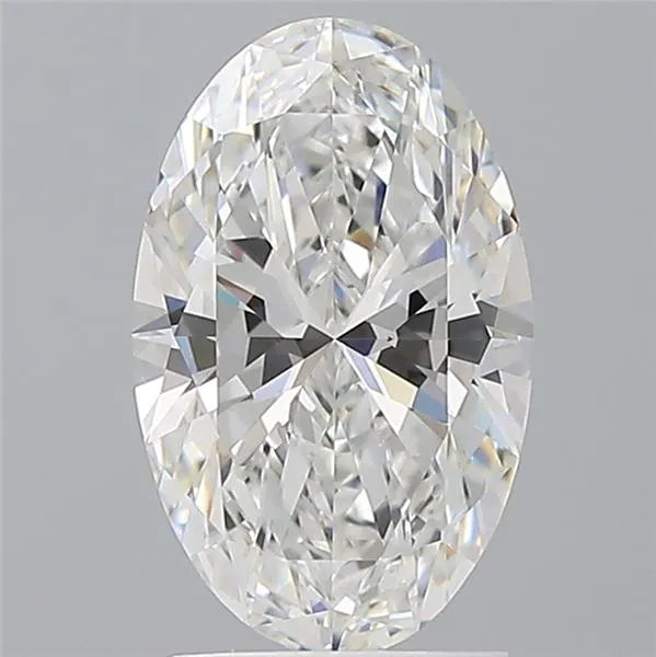 2.10ct Oval Lab Grown Diamond (Colour E, Clarity VVS1, IGI Certified)