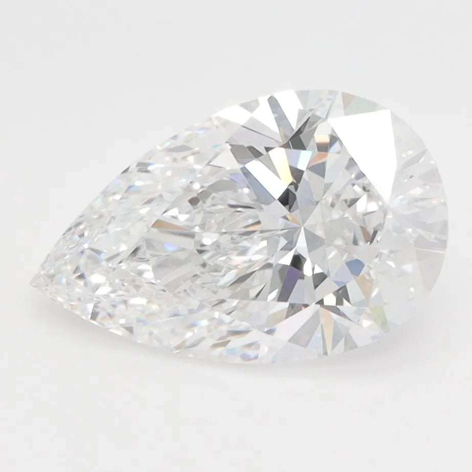 2.10ct Pear Lab Grown Diamond (Colour D, Clarity VVS1, GIA Certified)