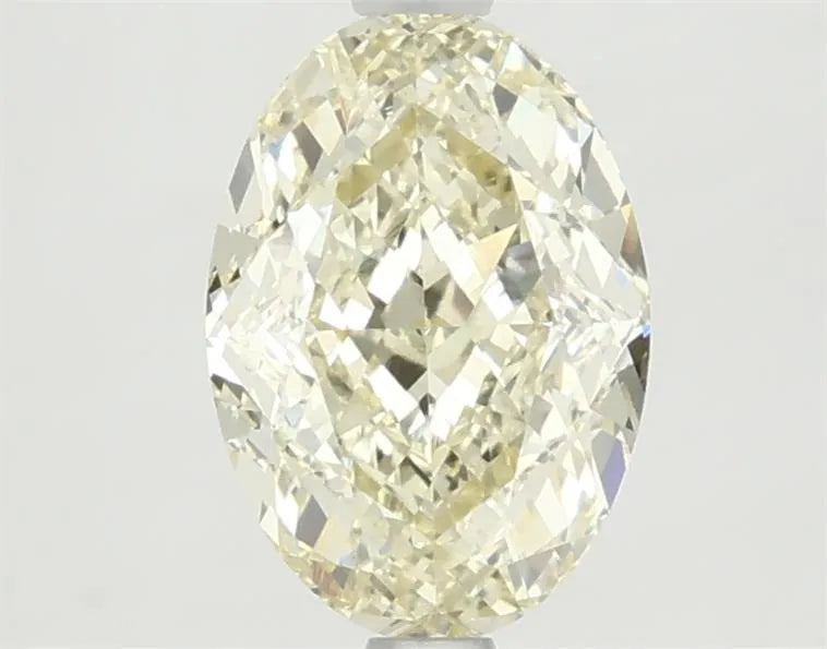 2.14ct Oval Lab Grown Diamond (Colour Fancy Yellow, Clarity VVS2, IGI Certified)