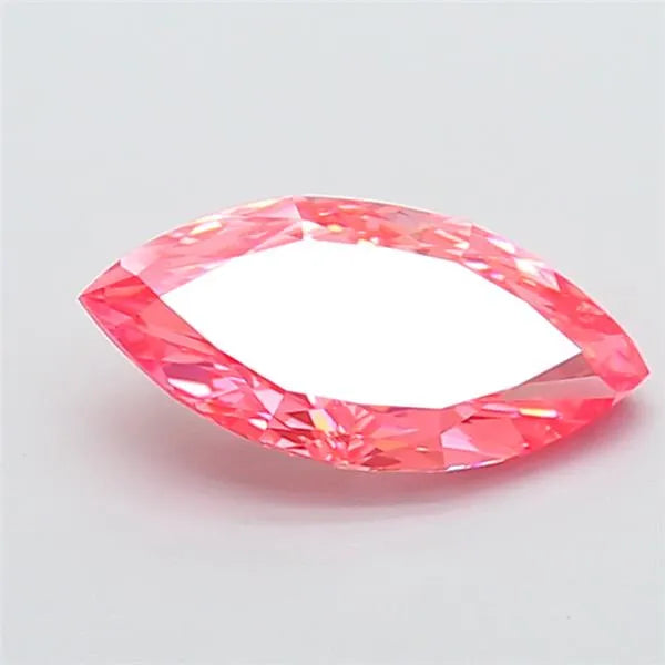 2.27ct Marquise Lab Grown Diamond (Colour Fancy Vivid Pink, Clarity VVS2, IGI Certified)