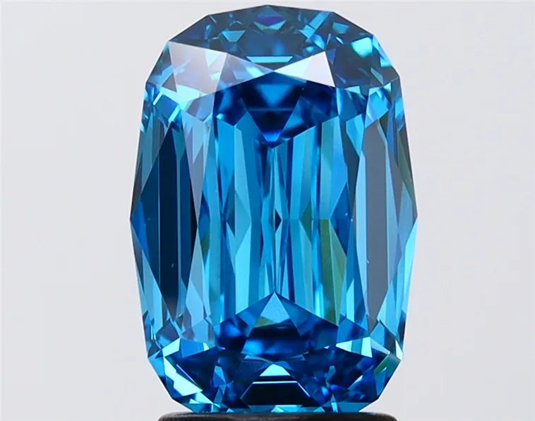 2.51ct Cushion modified Lab Grown Diamond (Colour Fancy Vivid Blue, Clarity VVS2, IGI Certified)
