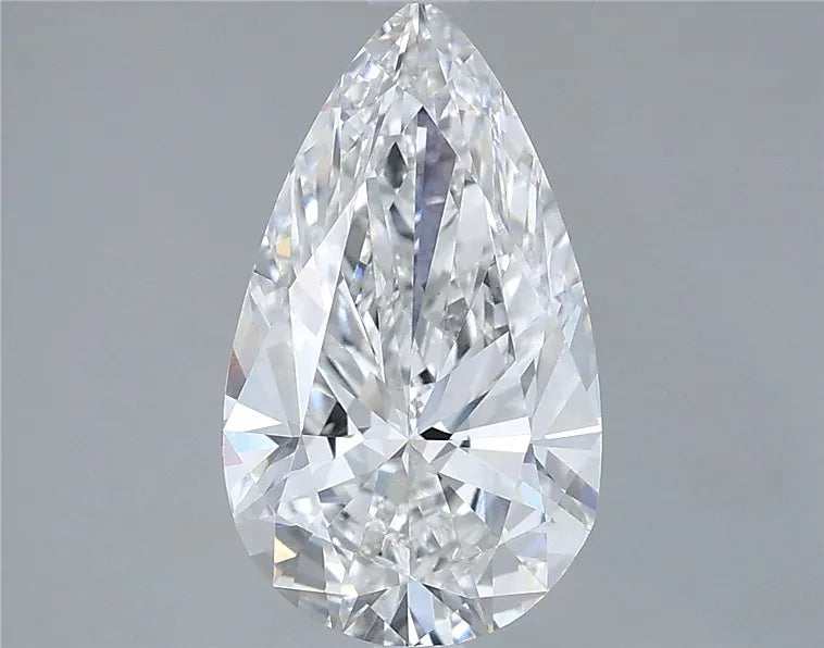 2.51ct Pear Lab Grown Diamond (Colour F, Clarity VVS2, IGI Certified)