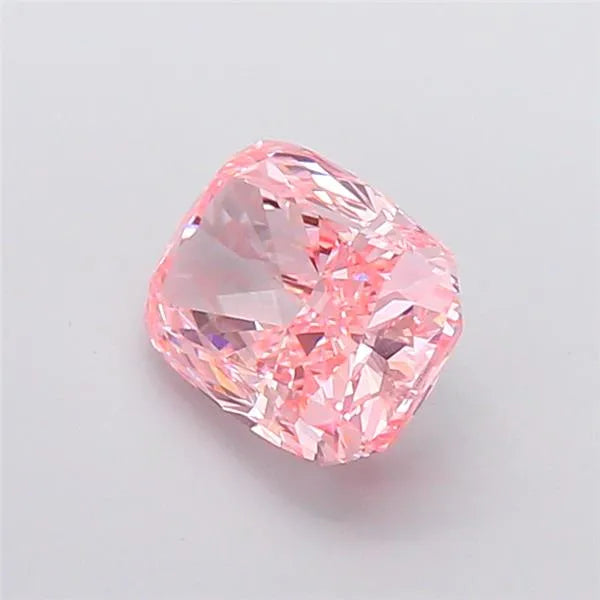 2.52ct Cushion modified Lab Grown Diamond (Colour Fancy Vivid Pink, Clarity VVS2, IGI Certified)