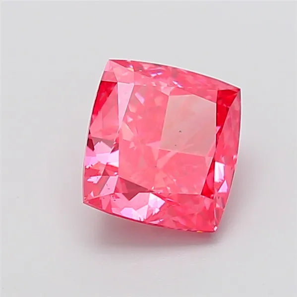 2.53ct Cushion modified Lab Grown Diamond (Colour Fancy Vivid Pink, Clarity VS2, IGI Certified)