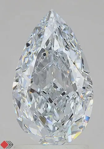 2.56ct Pear Lab Grown Diamond (Colour F, Clarity VS1, IGI Certified)